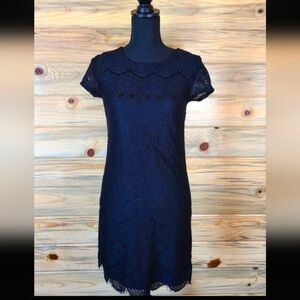 Laundry By Shelli Segal Ladies Black Lace Dress Size 4
